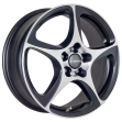 Ronal R53 W8 R18 PCD5x120 ET30 DIA82 matt black front diamond cut